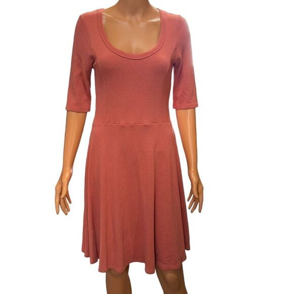 Sweet Claire Scoop Neck Fit & Flare Dress LARGE - Picture 1 of 14
